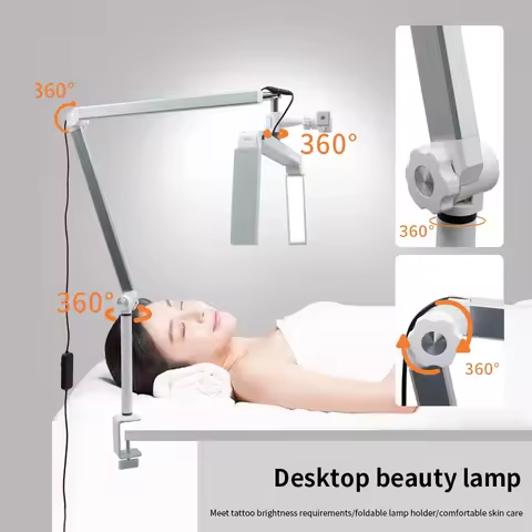 Beauty Lights Lamp Lash Temperature 3200K-5600K Floor LED Ring Lamp for Beauty Facials Skincare Tatt