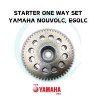 MOTORCYCLE SCOOTER YAMAHA NOUVOLC NOUVO LC EGOLC EGO LC STARTER ONE WAY GEAR SET MAGNET ONE WAY GEAR