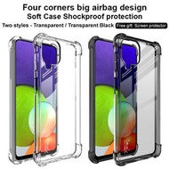 三星 Samsung Galaxy A22 4G - IMAK 全包防摔軟套-氣囊版 (四角加厚 TPU) 透明 手機軟套 保護殼 +送 透明保護膜 Mon貼 Shock-Resistant Case