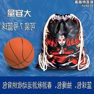 男生動漫揹包7號籃球包足球收納袋鞋袋火影海賊王龍珠雙肩運動包