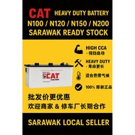 （ Fast Shipping Sarawak） •CAT Heavy Duty Truck & Lorry&Bus Battery – N100 N120 N150 N200