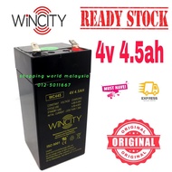 WINCITY Rechargeable SLA Battery 4V 4.5AH 4v 4.5ah For Digital Scale ( SLA4-4 )Timbang bateri