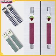 FA|  Fastener Tape Refrigerator Handle Protector Branch Grape Pattern Refrigerator Handle Covers Set of 2 Reusable Fabric Sleeves for Double-door Fridge Doors Home Tool