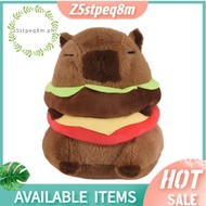 1 Piece Realistic Capybara Burger Plush, Cute Capybara Stuffed Animal Pillow Plushie Toy, Soft Hambu