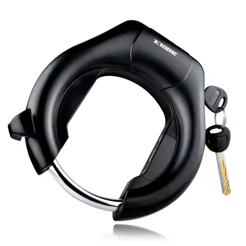 ETOOK Steel Pipe Lock Security Anti Theft MTB Road Bicycle Padlock 2 Keys Security Scooter Bicycle L