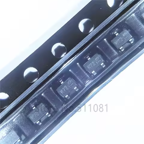 50PCS 2N7002W 2N7002W-7-F SOT-323 Marking K72 60V N Channel Transistor