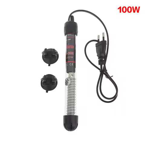 Adjustable Temperature Thermostat Heater Rod Glass Aquarium Heater 25-300W Submersible Fish Tank Wat