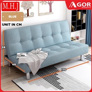 2 In 1 Durable Foldable Sofa Bed Nordic Europe Style 2 or 3 Seater Thickened Cus