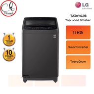 LG Washing Machine 11KG/13KG / 16.5KG /17KG  Inverter Washer T2313VSPM /T2311VS2B / T2516VSAJ (Black