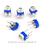 Trimpot vr 500ohm, 1k, 2k, 5k, 10k, 20k, 50k, 100k