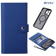 ViLi Suitable for iPhone16Magsafe Shell Google Pixel8pro Wallet Type E-commerce