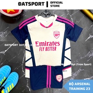 Arsenal Training High-Quality Thai Sesame Fabric Children'S Football Kit With Number Printed