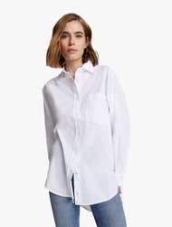 TOMMY HILFIGER - Kemeja Wanita - OVERSIZED SOLID SHIRT