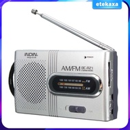 [Etekaxa] Portable Radio, Pocket AM/FM Transistor Radio Battery Powered with Speaker