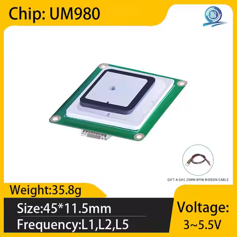 UM980+IST8310 GNSS Module GPS Module Full Frequency Multi System High-precision Positioning RTK Diff