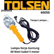 JHTeknik Hanging Work Lamp 60 Watt 5 Meter Cable TOLSEN 60050/Working Lamp 60 Watt 5 Meter Cable TOL