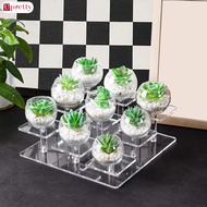 Upretty Acrylic Riser Display Stands Desk Cupcake Organizer Perfume Organizer for Lego Display Cupca