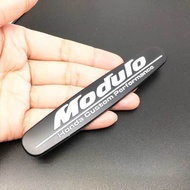 Car decoratio 3D Metal Modulo Sport Logo Car Side Fender Rear Trunk Emblem Badge Decal Car Sticker F