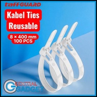 CG Cable Ties Zip Cable Organizer Reusable 8x400mm 100 PCS NL816