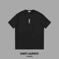 YSL Short Sleeve T-Shirt - Unisex Spring/Autumn Casual Wear