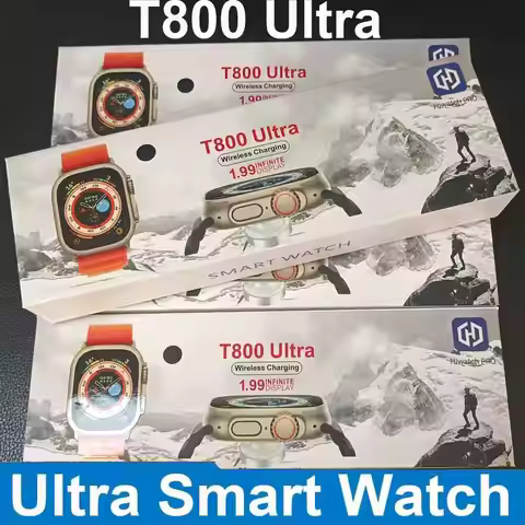 Wholesale Original T800 Ultra Big Smart Watch 1.9 inch Bluetooth Call IWO Series 8 Men Women Sports