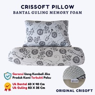 Crissoft Pillow - Premium Memory Foam Hotel Bed Bolster Pillow/Neck Health Bolster Pillow/Health Memory Foam Sleep Pillow/Health Memory Foam Sleep Bolster