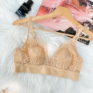 Wireless Lace Bra Easy To Wear Comfortable All Day Long. size: C75 A80