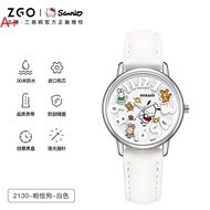 ® Zgo Hellokitty Watch Girls Waterproof Luminous Quartz Watch For Junior And Senior High School Stud