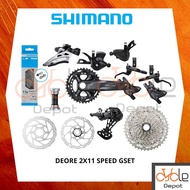 Shimano Deore 2x11 SPD Groupset w/ BB