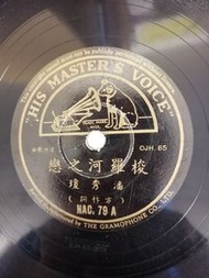 LP78轉百代唱片(潘秀瓊A>梭羅河之戀B>你的眼睛)新凈無花有詞特價不議價