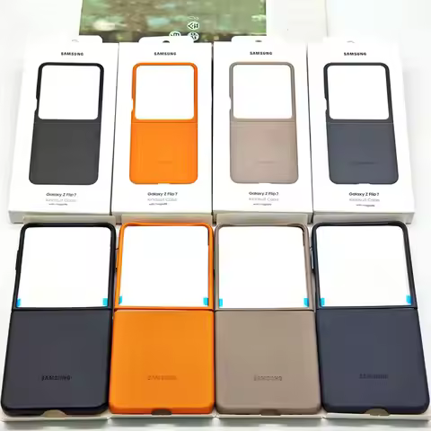 For Samsung Galaxy Z Flip 7 Flip7 5G Luxury Leather Case Magnetic Full Protection High Quality Leath