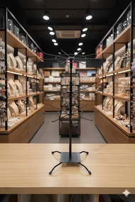 ( BIG SALES ) Gantungan Atau Rak Matahari Putar 3 Susun Kecil Dan 2 Susun / Display Aksesoris Serbag