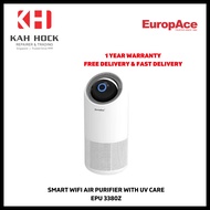 EUROPACE EPU 3380Z SMART WIFI AIR PURIFIER WITH UV CARE - 2 YEARS MANUFACTURER WARRANTY