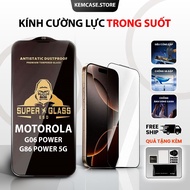 Motorola G06 Power / Motorola G86 POWER 5G tempered glass transparent, full screen| Motorola screen 
