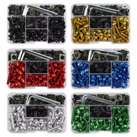 190pcs Motorcycle Complete Fairing Bolts Screw For Sxk Honda X Adv 750 Yfz450r Yamaha Xmax 125 R6 20