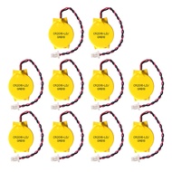 EEMB 10PACK 3V CR2016 CMOS Battery with Wire Leads and SHR Connector Computer Replacement Battery fo