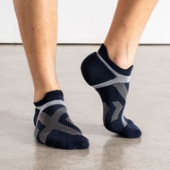X交叉足弓護足防磨男船襪6雙顏色隨機 運動襪 氣墊襪 足弓襪