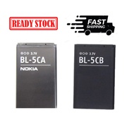 BL-5CA BL-5CB Battery For Nokia 5C 5B 1110 1111 1112 1200 2310 5130XM 7600 N70 E60 5030 C2 C2-01 X2 