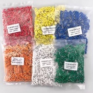 Copper Wire Ear Nose Cold Press Tube Type Terminal E1008 E0508 E7508 VE1008 E1508 Pin