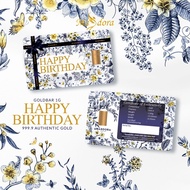 Ready stockmyMASDORA 999.9 Gold Bar 1.00GM Gift Series - Happy Birthday 1 (EMAS 999.9/24K)