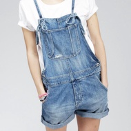 Ninety Degrees Short Overall A01 Series Light Blue 41A01D3LL