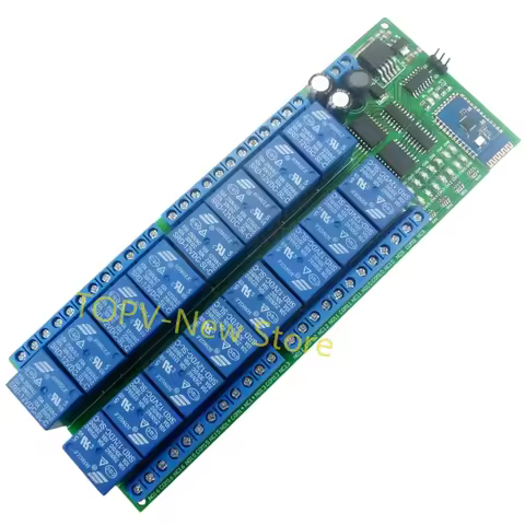 16 Channel Android Phone Bluetooth-compatible Control Relay Module 2.4G Wireless Controller for Smar