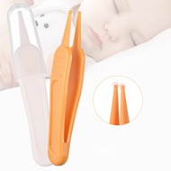 1Pcs Baby Nose Tweezers, Safety Round-Head Nose Clean Clip, Newborn Babies' Ears Nose Clean Tool