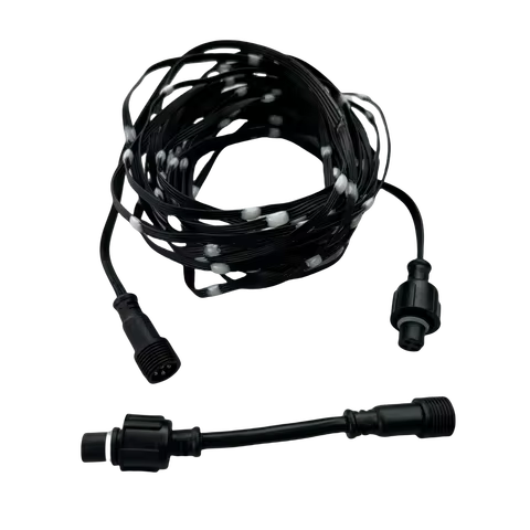 DC12V WS2815 Seed LED Pixel String Light RGB IC Addressable IP67 4Pin Black Wire 2cm/2.5cm/5cm/10cm 