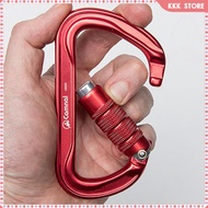 Heavy Duty Screwgate Locking Carabiner 30KN, 7075 Aluminum Karabiner Clips 3000kg/6600lbs Buckle for