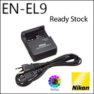 Nikon MH-23 Quick Charger for EN-EL9/9a Li-ion Battery Charger.