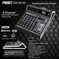 Mixer mini bluetoot volume Mixer Fest Mini 400 Original 6 Channel Bluetooth