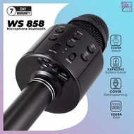 [HCM]Micro Karaoke Bluetooth 858 - TẶNG giắc 3.5mm nối loa ngoài 35K - Micro Karaoke giá rẻ hay nhất