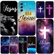 Case For Samsung Galaxy A22 4G 5G A22S A42 5G A12 A10 Case Back Phone Cover Soft Silicon black tpu Holy Jesus