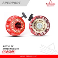 Recoil starter assy gx160 kap alit starter gx160 gx200